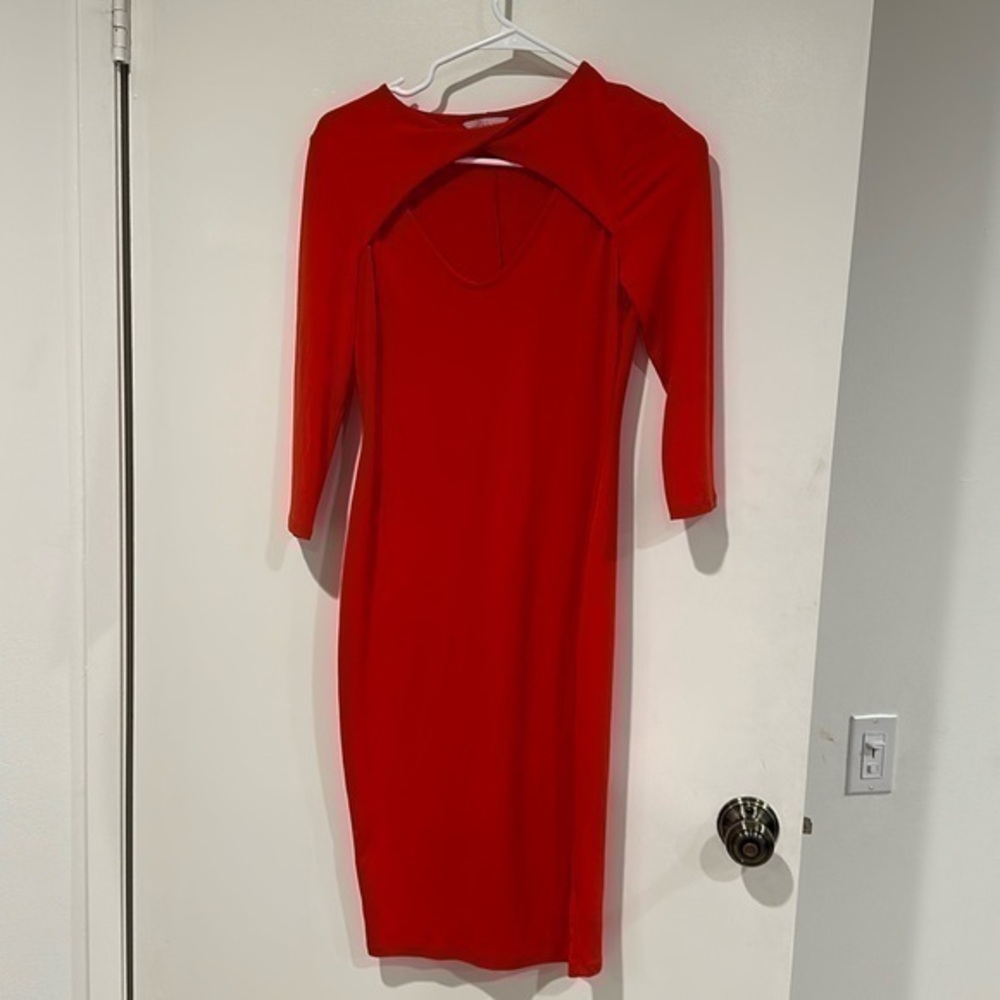 Red dress